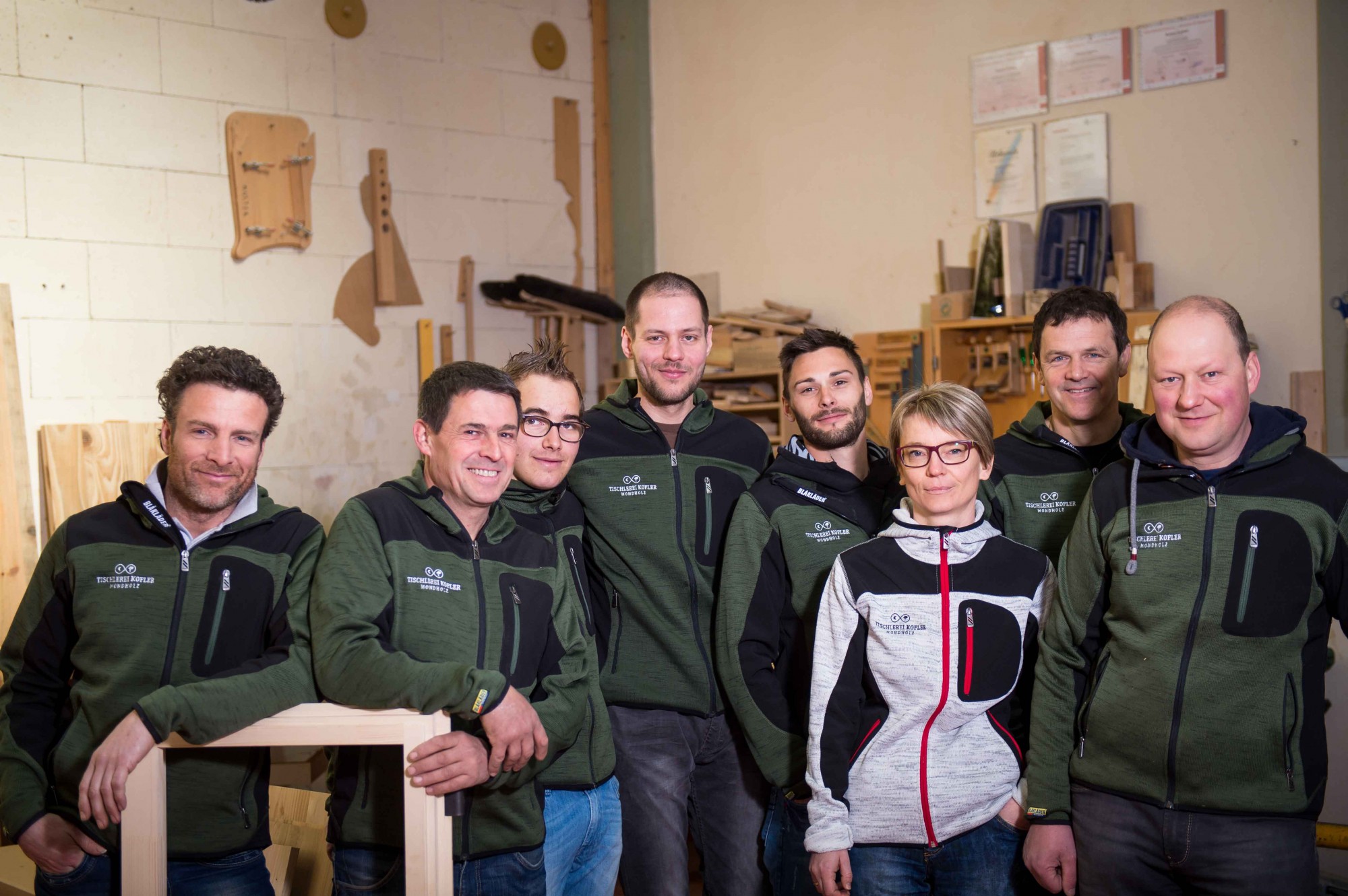 Tischlerei Kofler Team